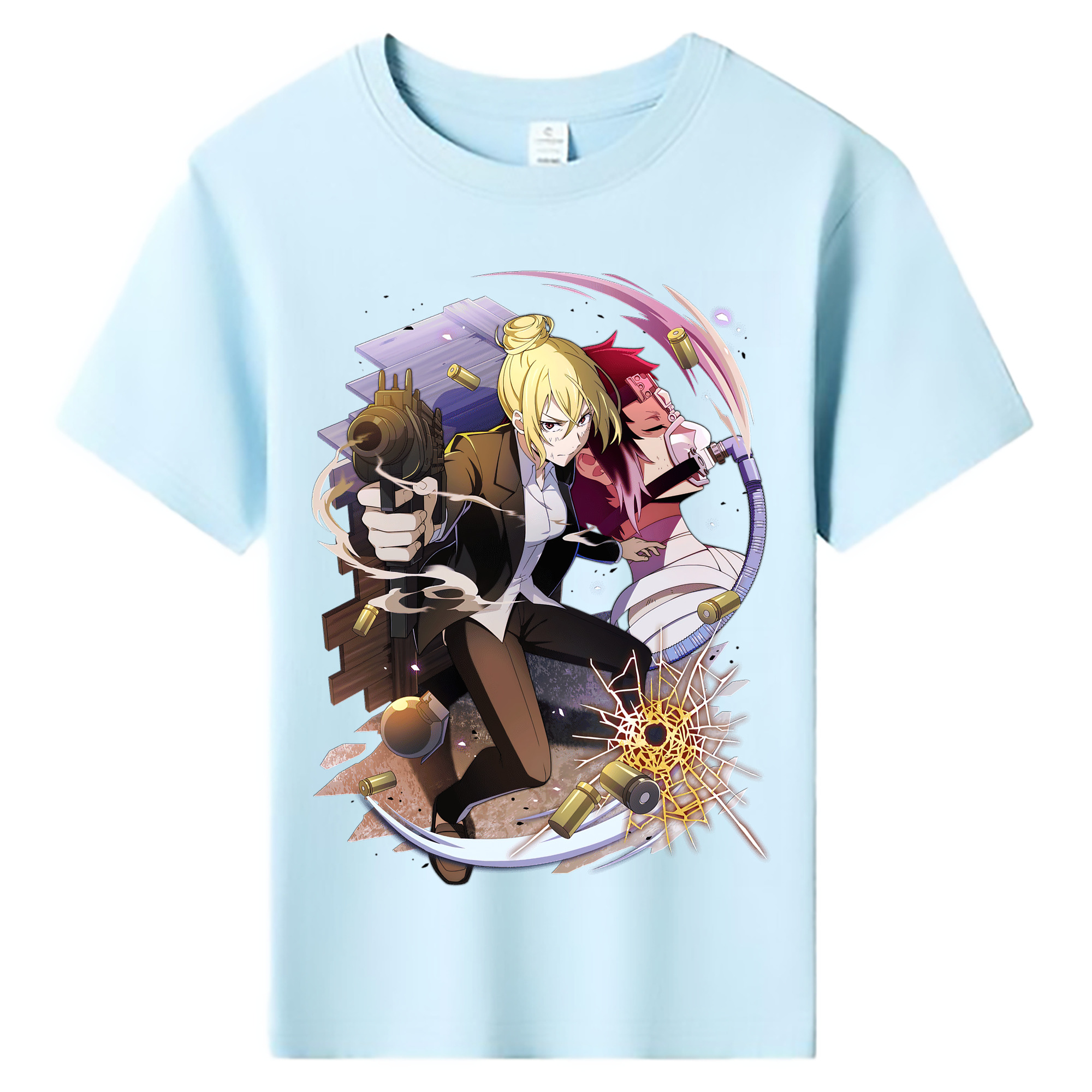 （画像用） 文豪ストレイドッグス Bungo Stray Dogs 綿100％キッズTシャツ（フロントプリント）